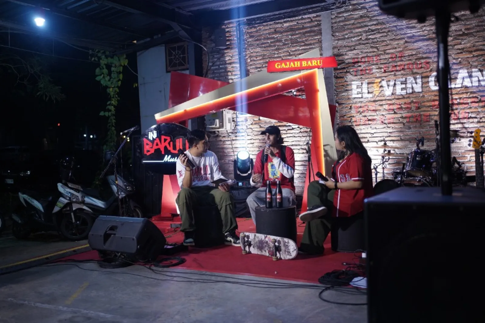 Talk show session at Ini Baru Music stage